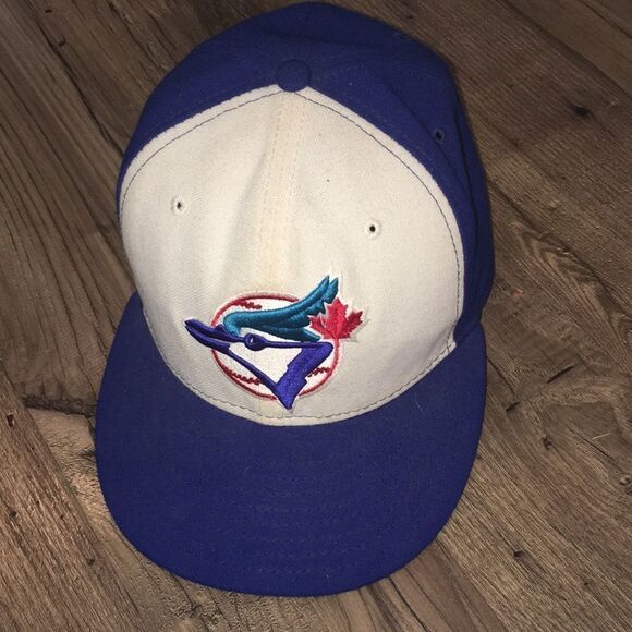 Toronto Blue Jays MLB USA Authentic baseball Cap New Era fitted MLB logo 7 1/2 - Picture 1 of 4